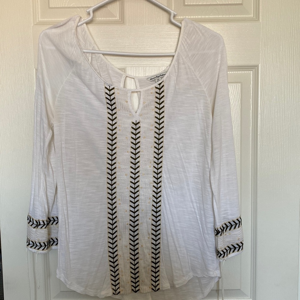 American Eagle 3/4 long-sleeve shirt